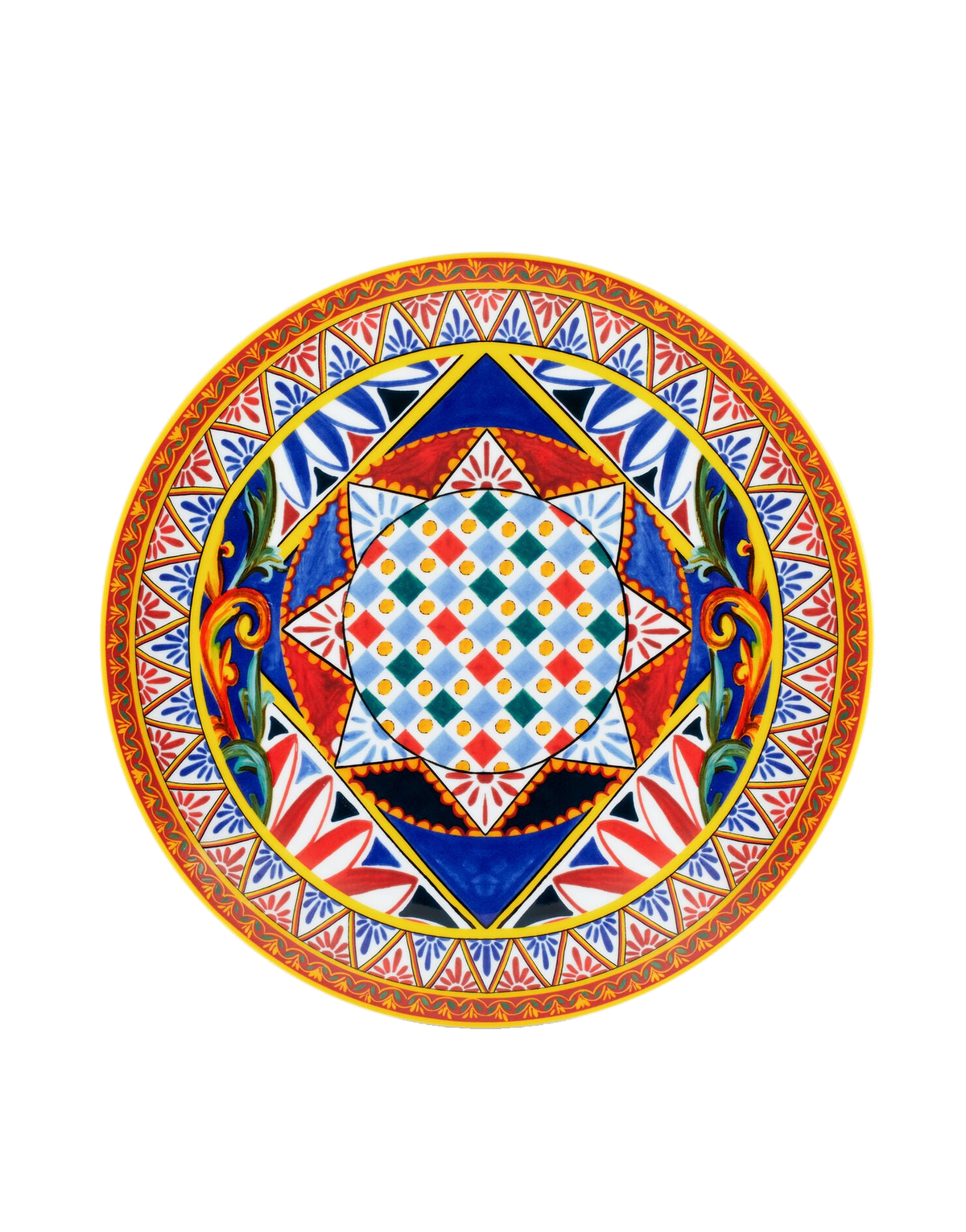 Dolce&Gabbana Casa Carretto Siciliano Porcelain Charger Plate - 31 cm
