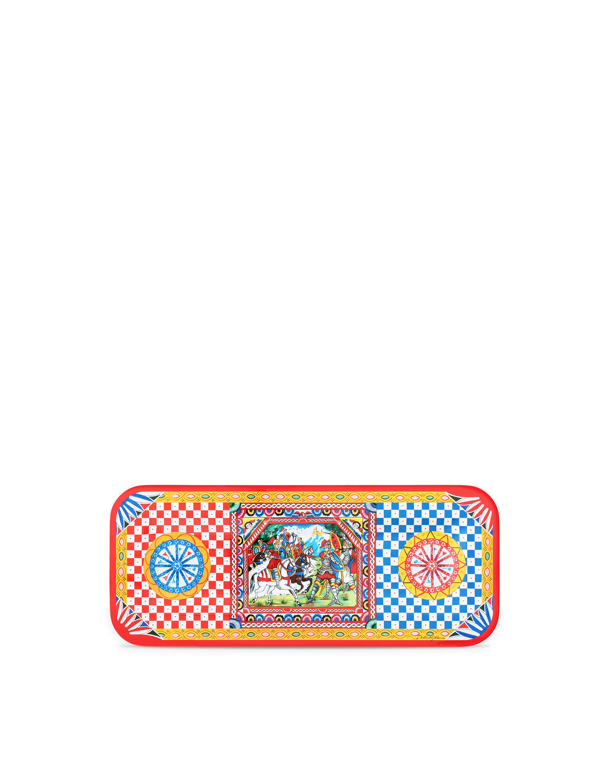 Dolce&Gabbana Casa Carretto Siciliano Rectangular Tray - 25 x 60 cm