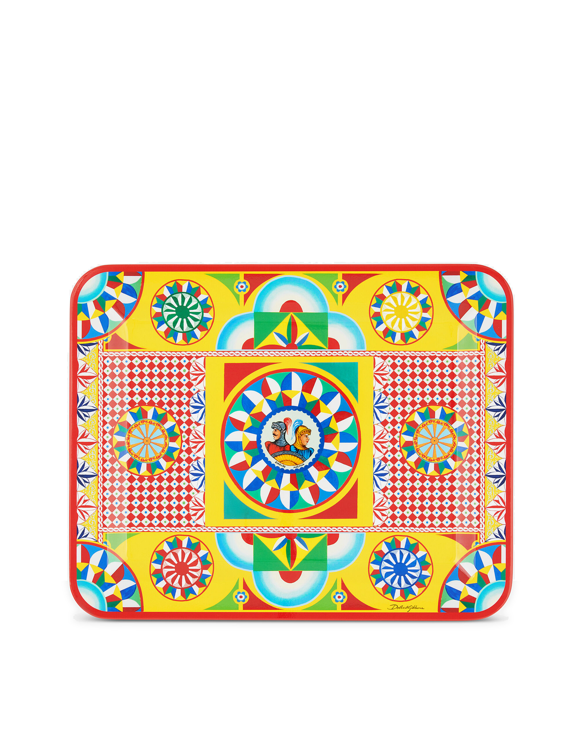 Dolce&Gabbana Casa Carretto Siciliano Rectangular Tray - 48 x 60 cm