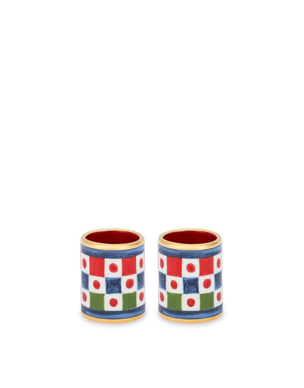 Dolce&Gabbana Casa Carretto Siciliano Set of 2 Napkin Rings - 5 cm