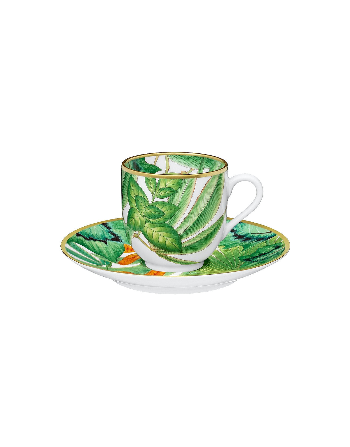 Hermès Passifolia Coffee cup and saucer — 10 cl
