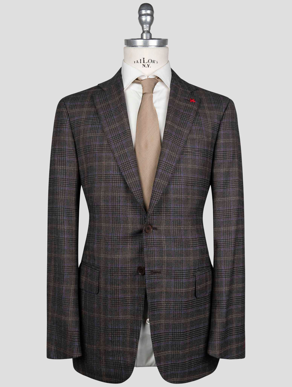 Kiton Blue Navy Pl Coat - view 2