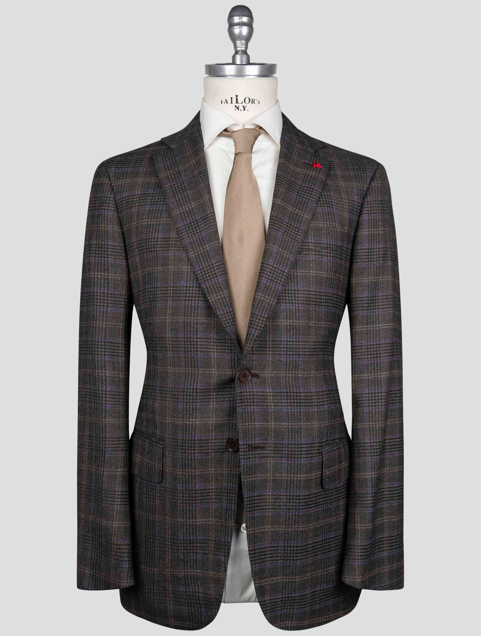 Kiton Blue Navy Pl Coat - view 2