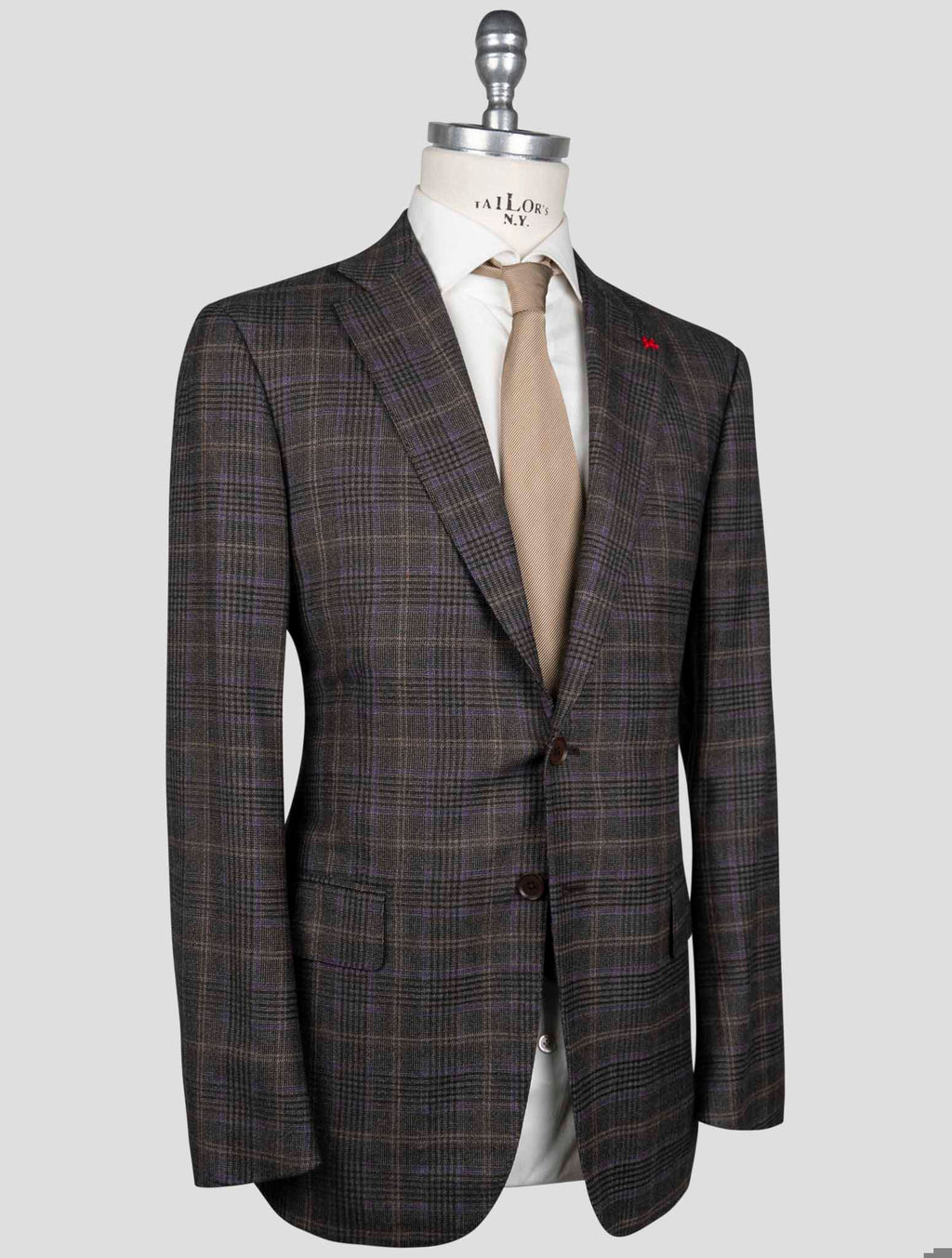 Kiton Blue Navy Pl Coat - view 3