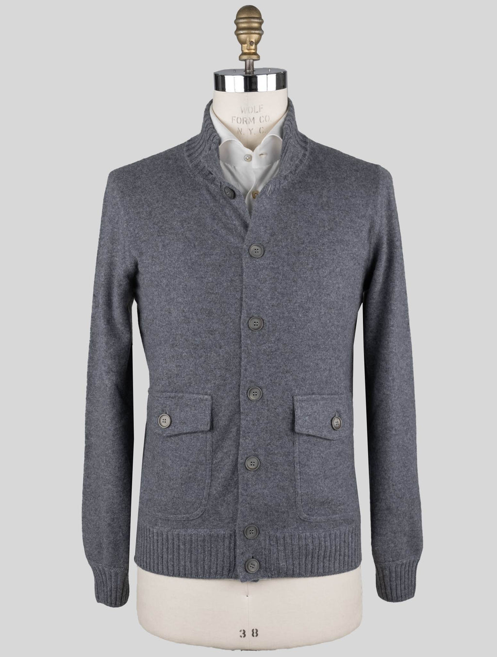 Kiton Blue Guanaco Argentina Overcoat - view 2