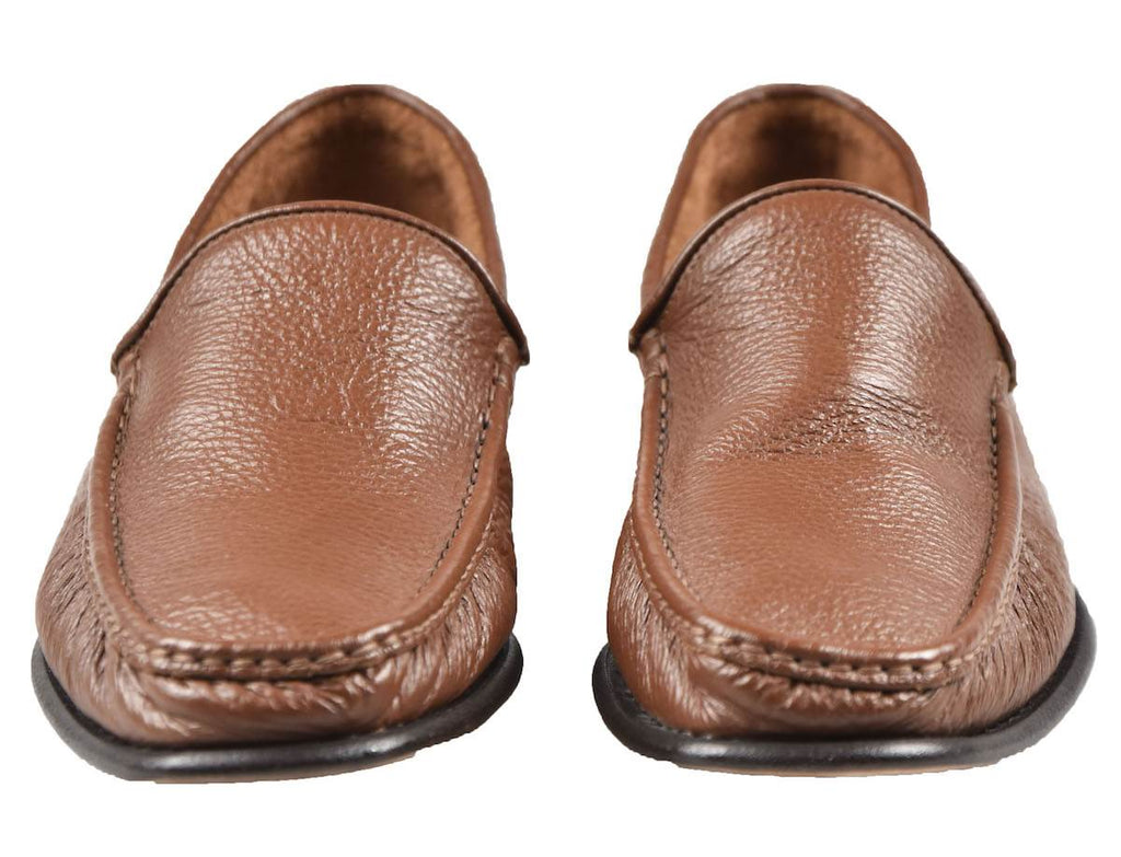 Kiton Brown Calfskin Loafers 19O131