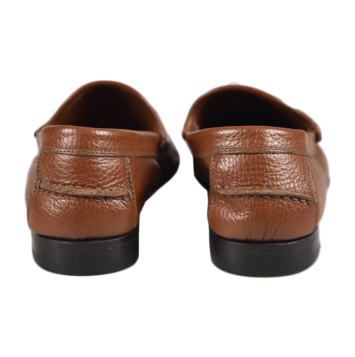 Kiton Brown Calfskin Loafers 19O131A