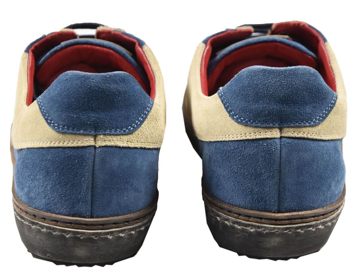 Kiton Multicolor Leather Sneakers 19O137
