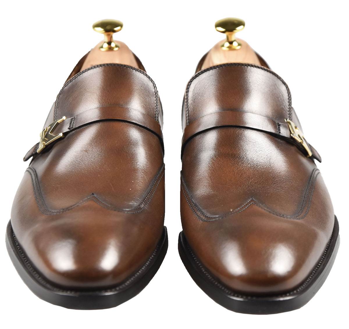 Kiton Brown Calfskin Derby Shoes 19O141 B