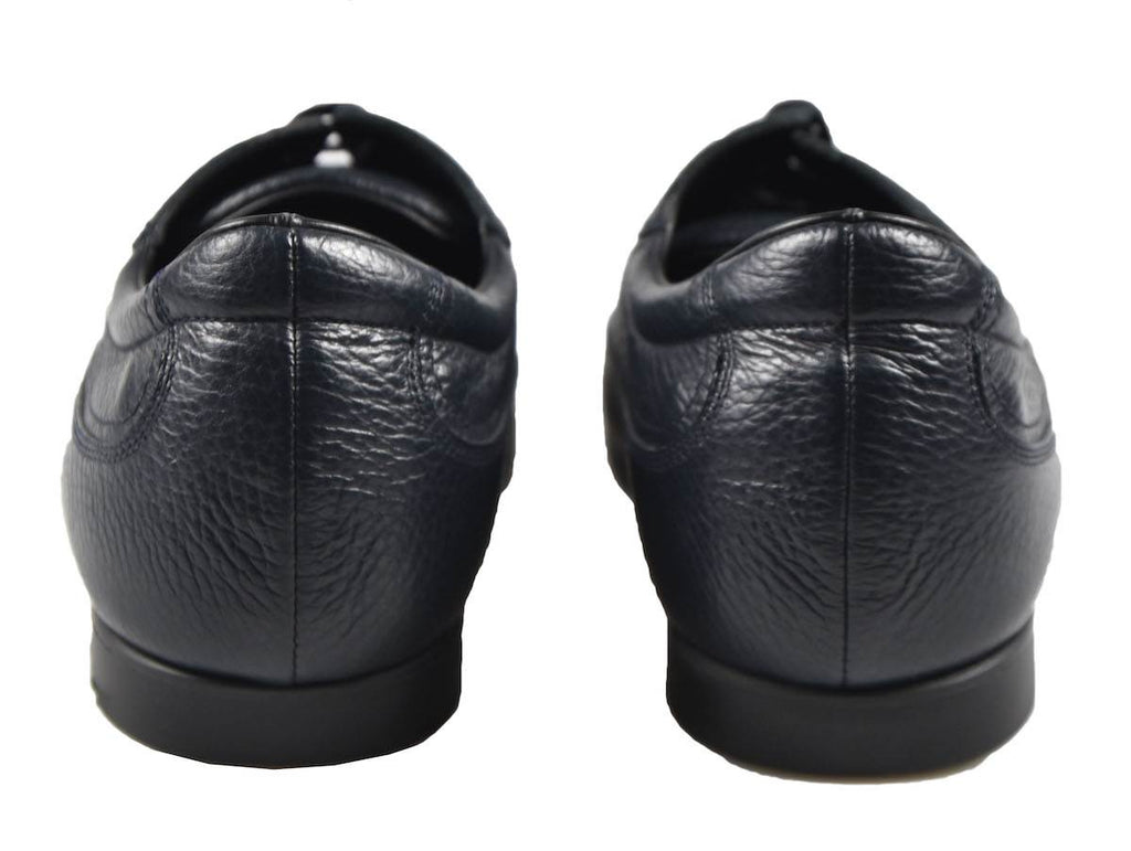 Kiton Blue Leather Sneakers