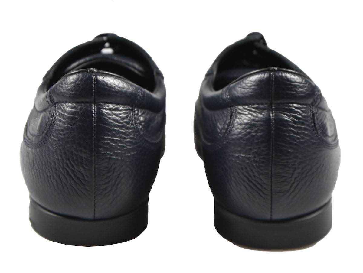 Kiton Blue Leather Sneakers