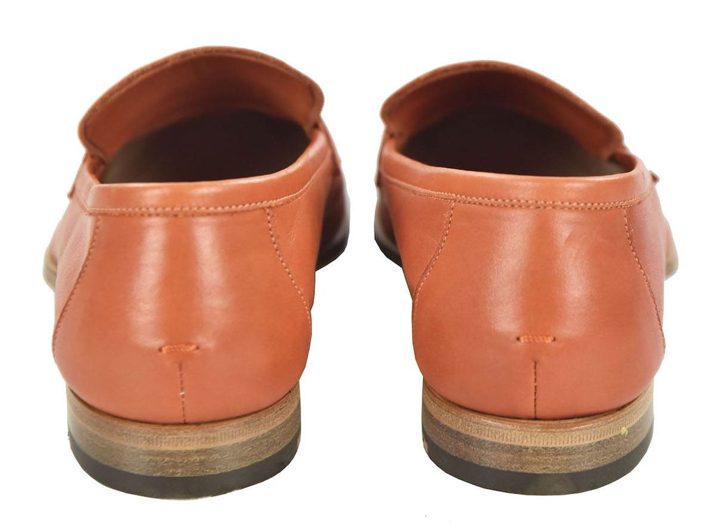Kiton Orange Leather Shoes