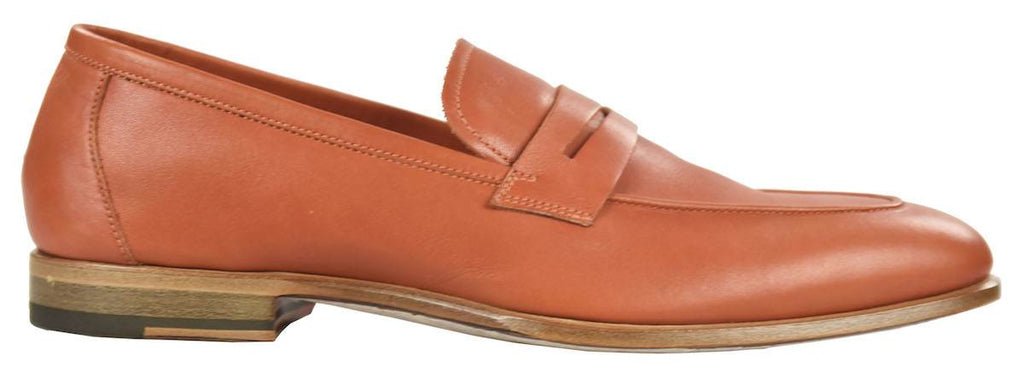 Kiton Orange Leather Shoes