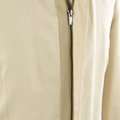 Kiton Beige Cotton Silk Overcoat - view 2