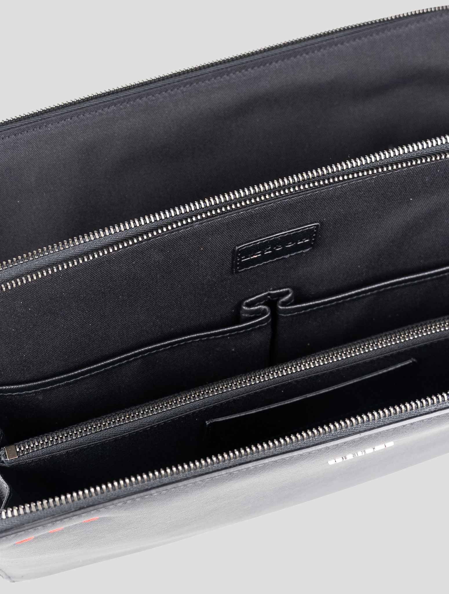 Kiton Black Leather Document Holder (031) 4