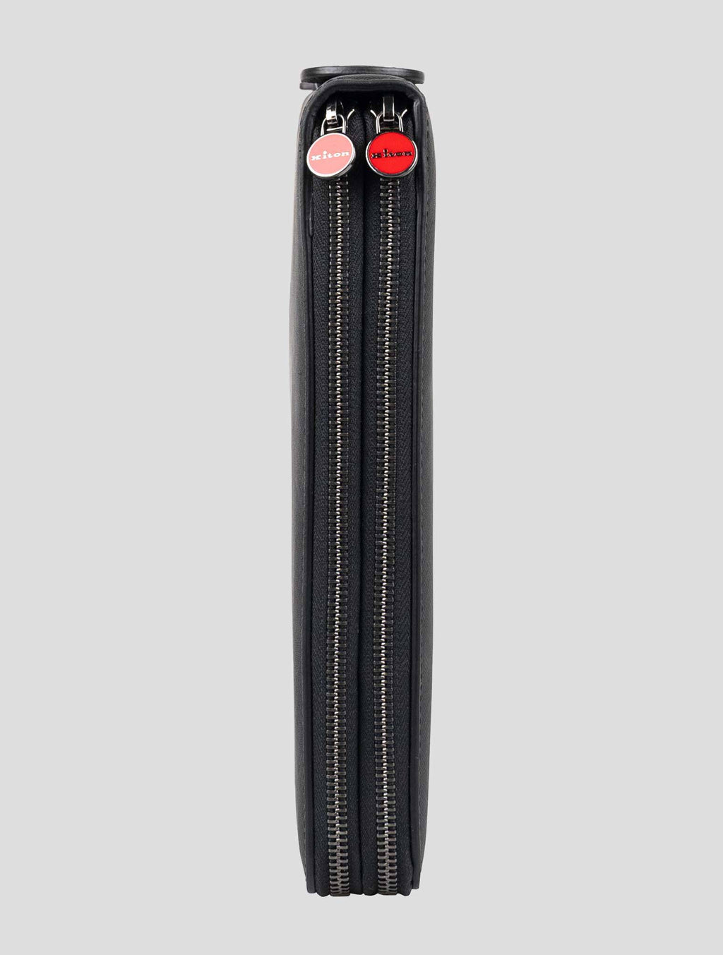 Kiton Black Leather Document Holder (031) 6