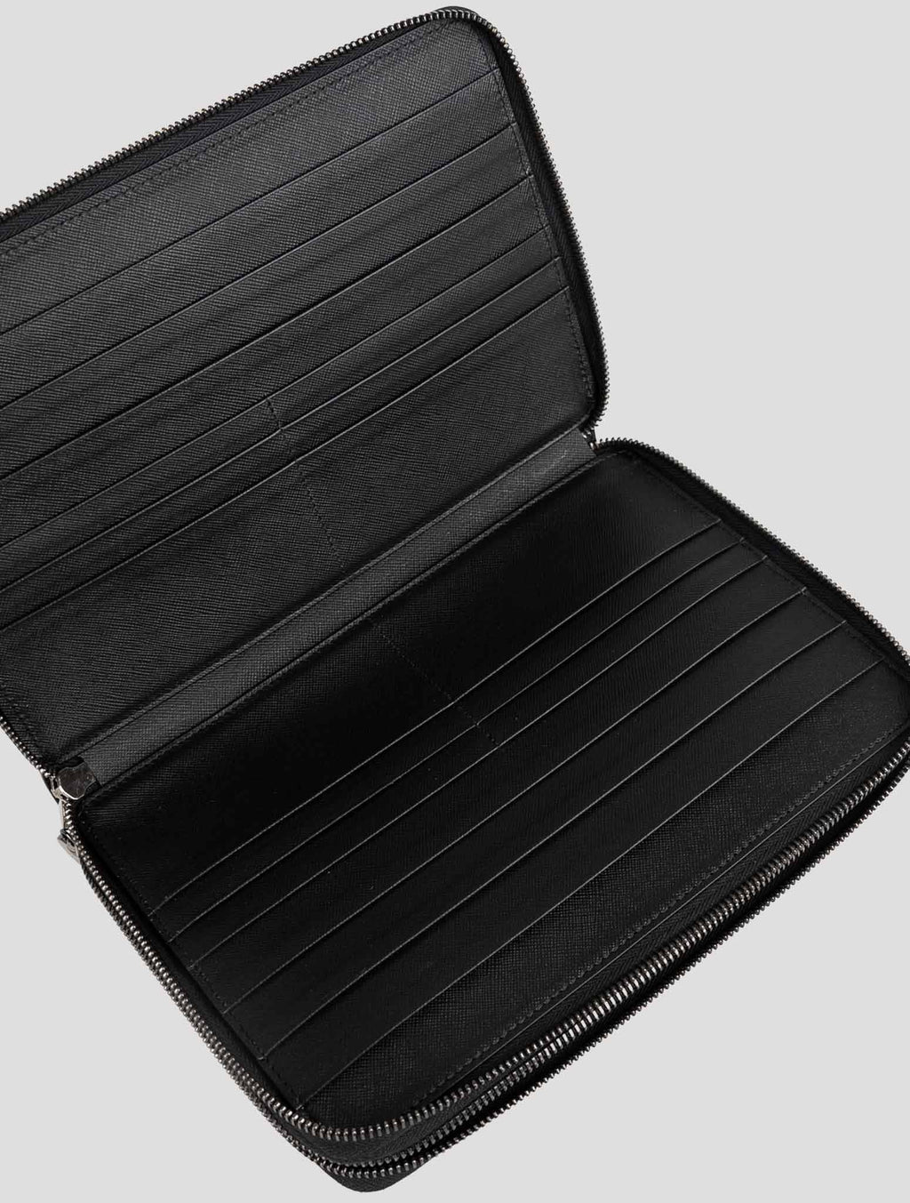 Kiton Black Leather Document Holder (050) 3