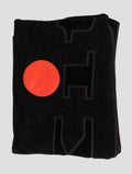 Kiton Black Cotton Beach Towels 100x200cm