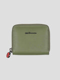 Kiton Green Leather Coin Holder