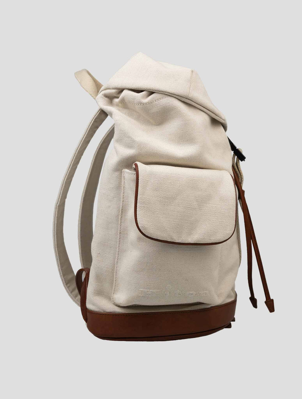 Kiton Beige Cotton Backpack 5
