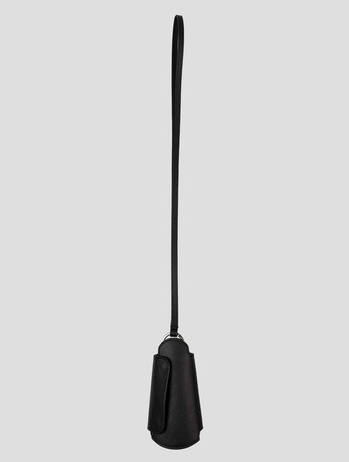 Kiton Black Leather Keychain (048) 2