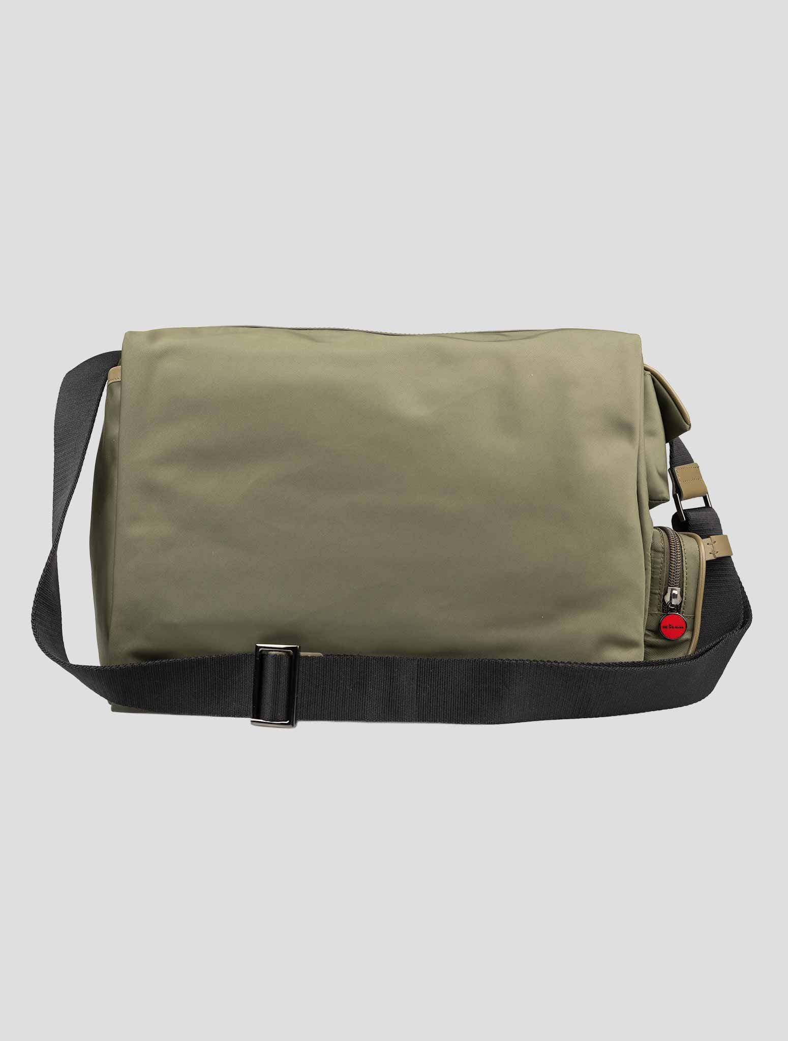 Kiton Green Paisley Patchwork Bag Multitasking 3