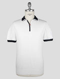 Kiton White  Cotton  Polo