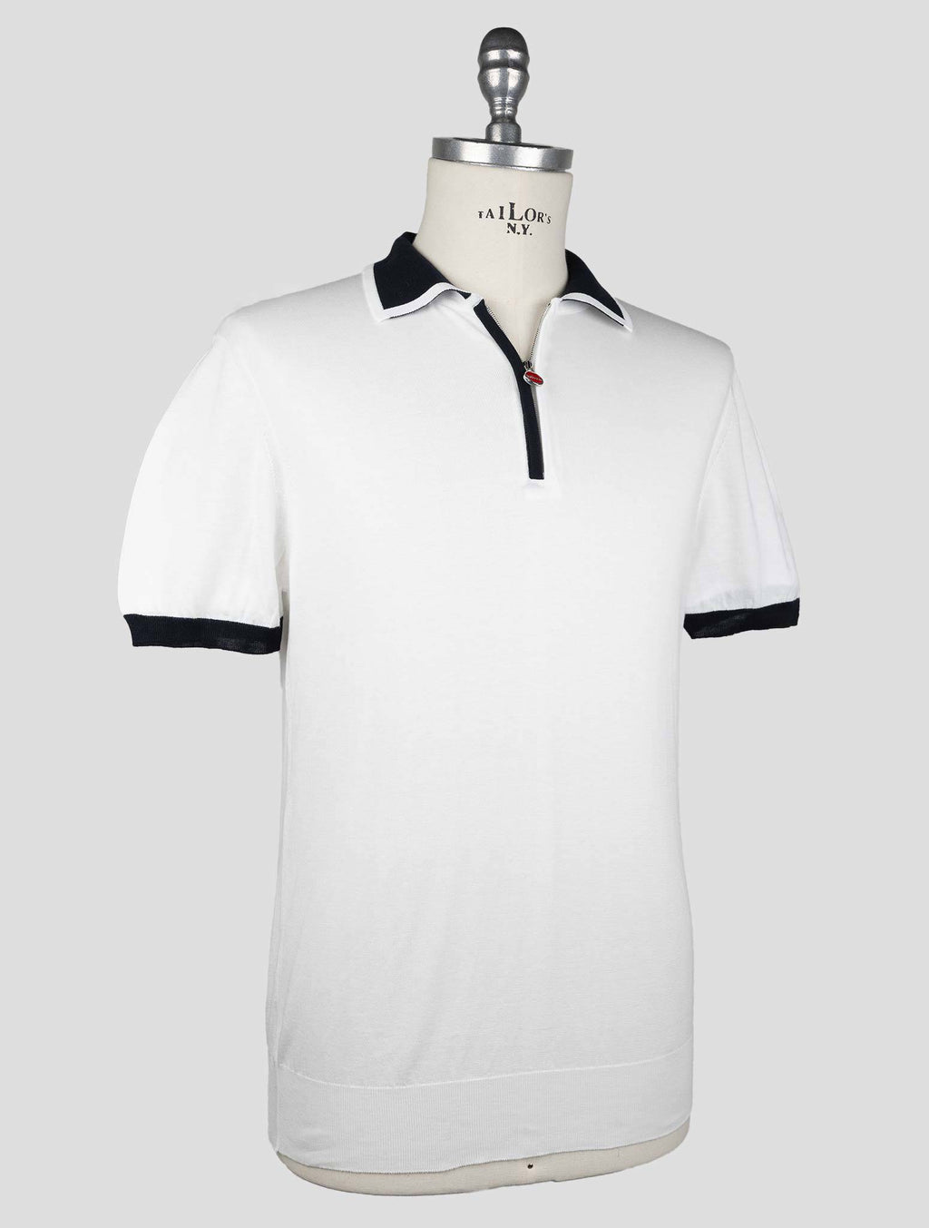 Kiton White  Cotton  Polo - view 2