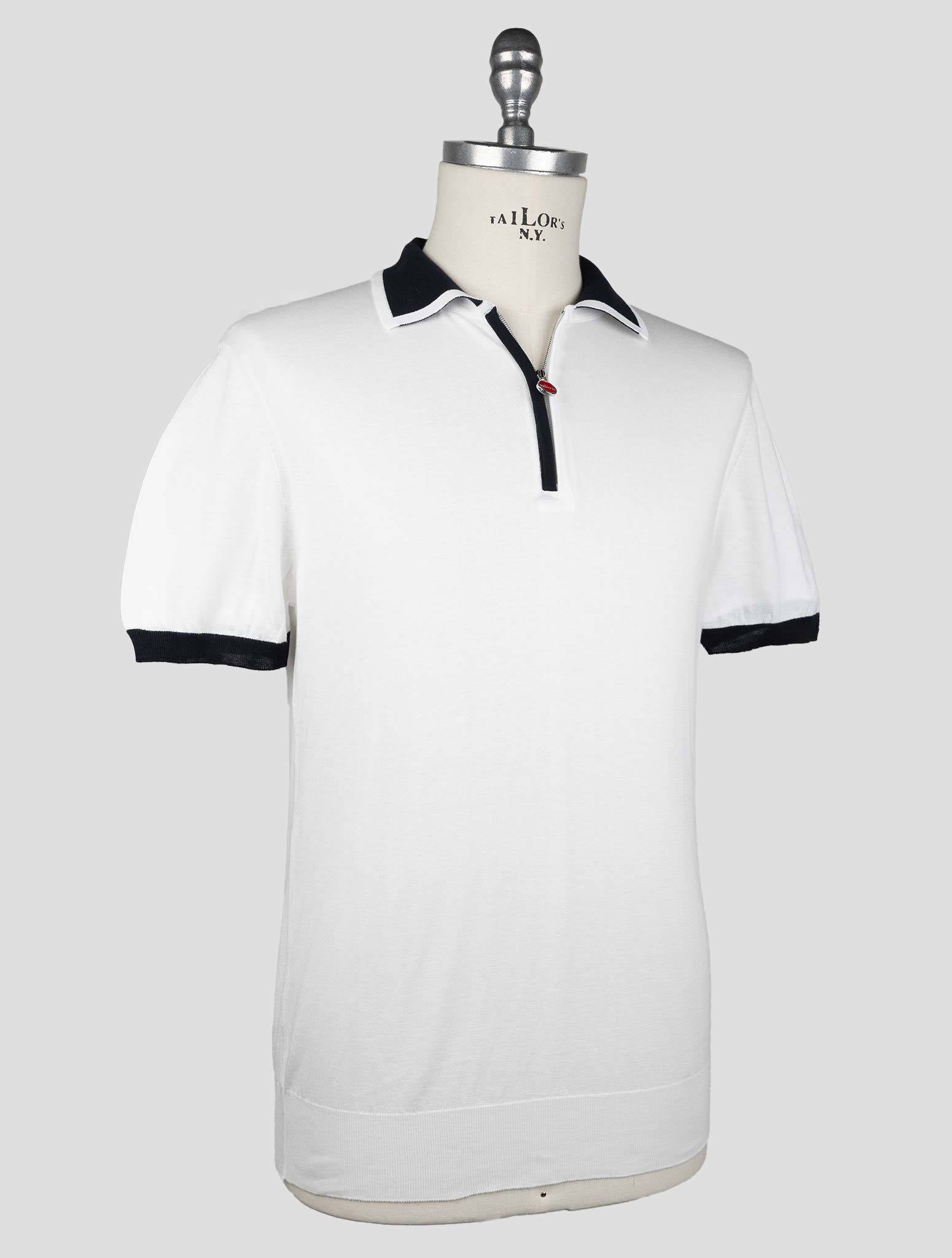 Kiton White  Cotton  Polo - view 2