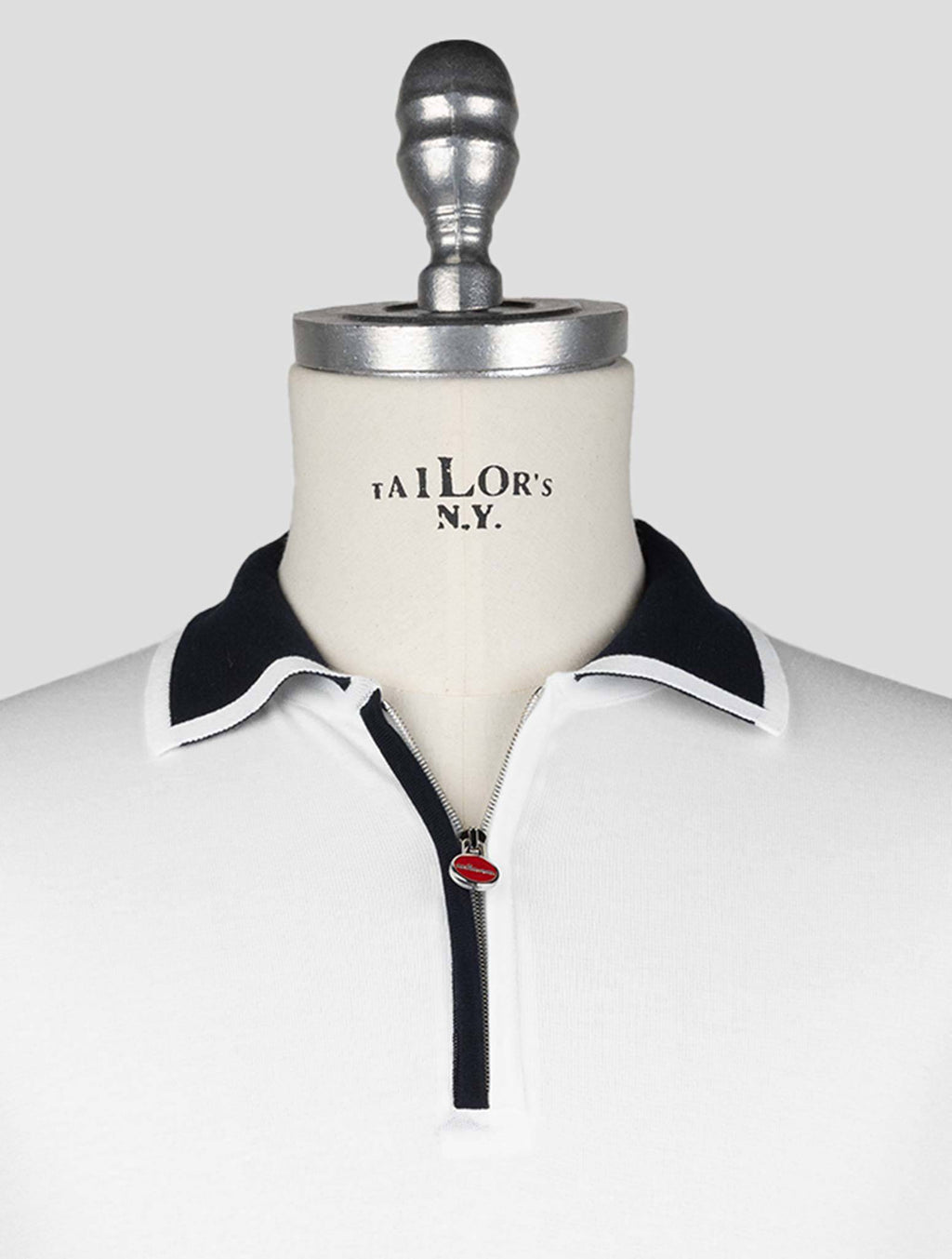 Kiton White  Cotton  Polo - view 4