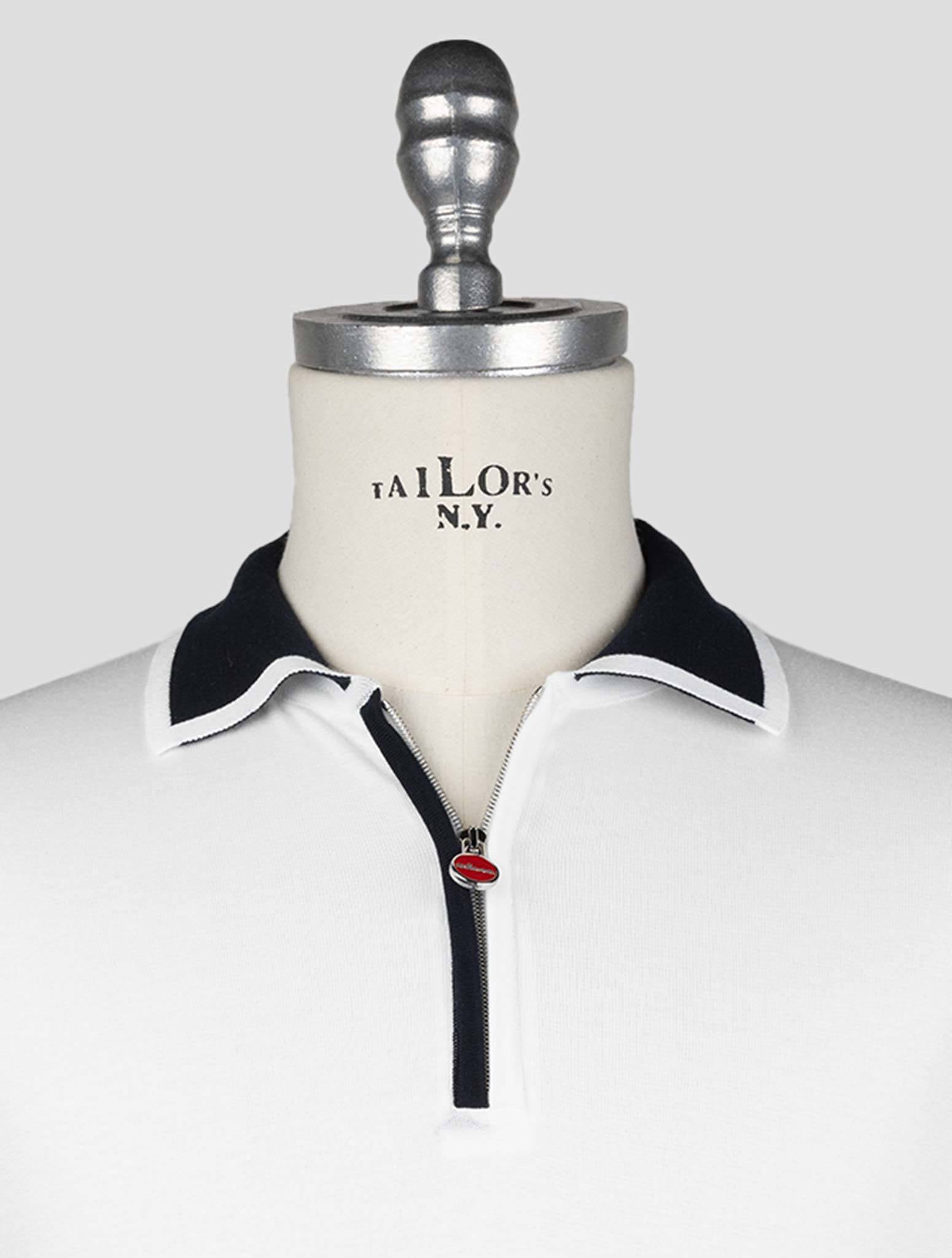 Kiton White  Cotton  Polo - view 4