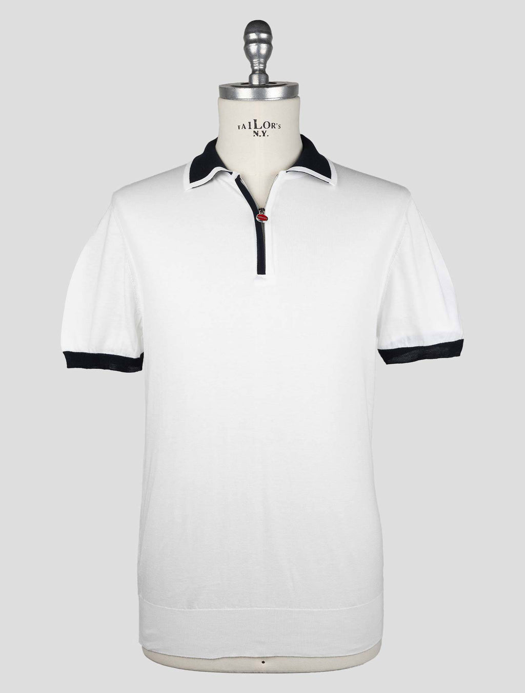 Kiton White  Cotton  Polo - view 5
