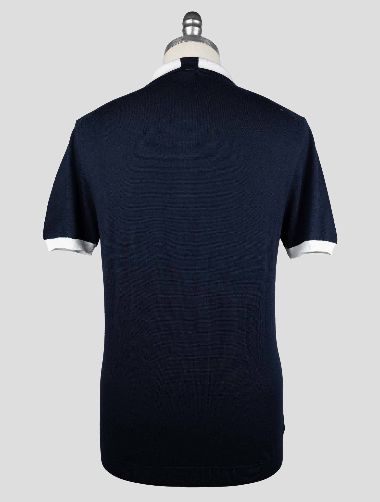 Kiton Dark  Blue  Cotton  Polo - view 3