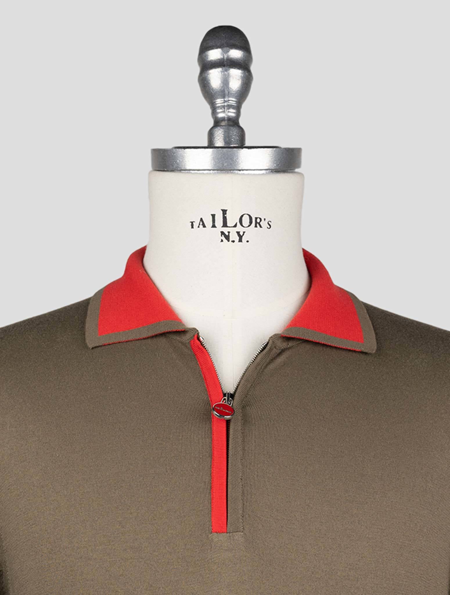 Kiton Green  Cotton  Polo - view 4