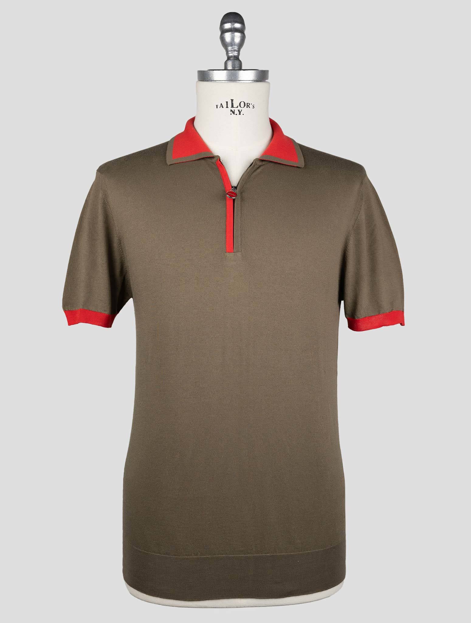 Kiton Green  Cotton  Polo - view 5