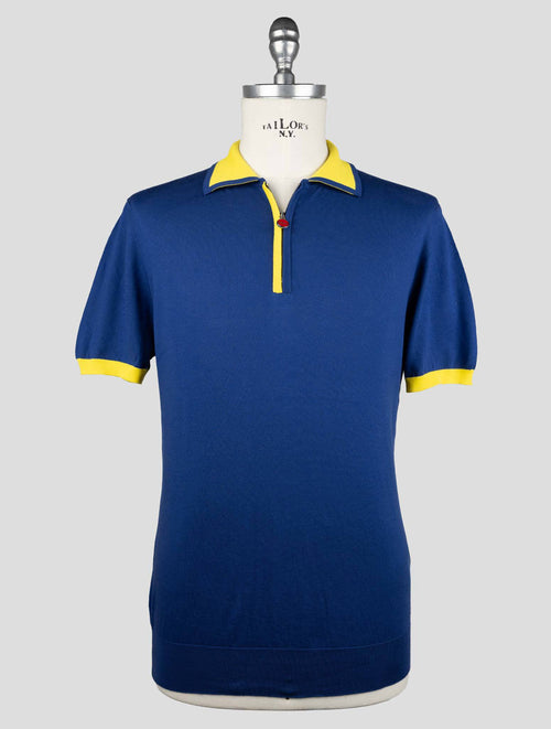 Kiton Blue  Cotton  Polo