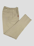 Kiton Light Gray Lyocell Cotton Ea Pants Beige