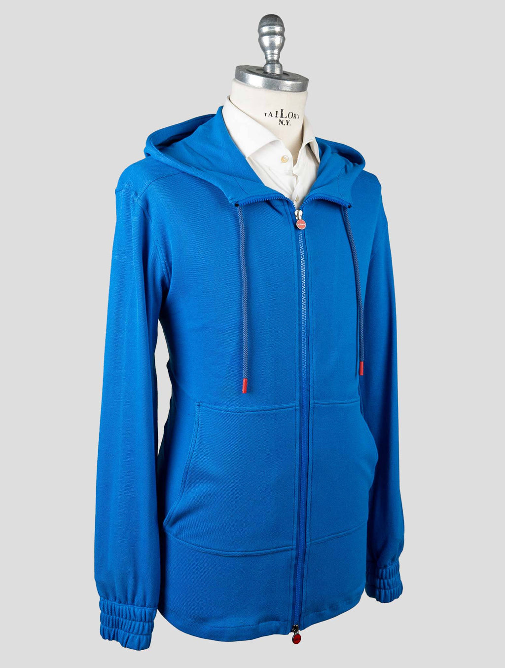 Kiton Blue Cotton Tracksuit Short Pants - view 5