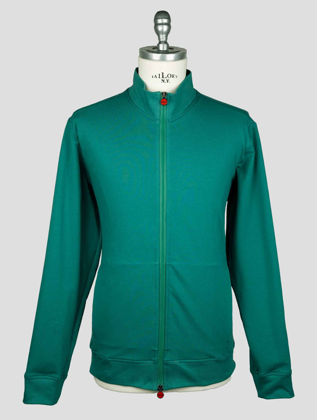 Kiton Green Cotton Coat