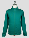 Kiton Green Cotton Coat