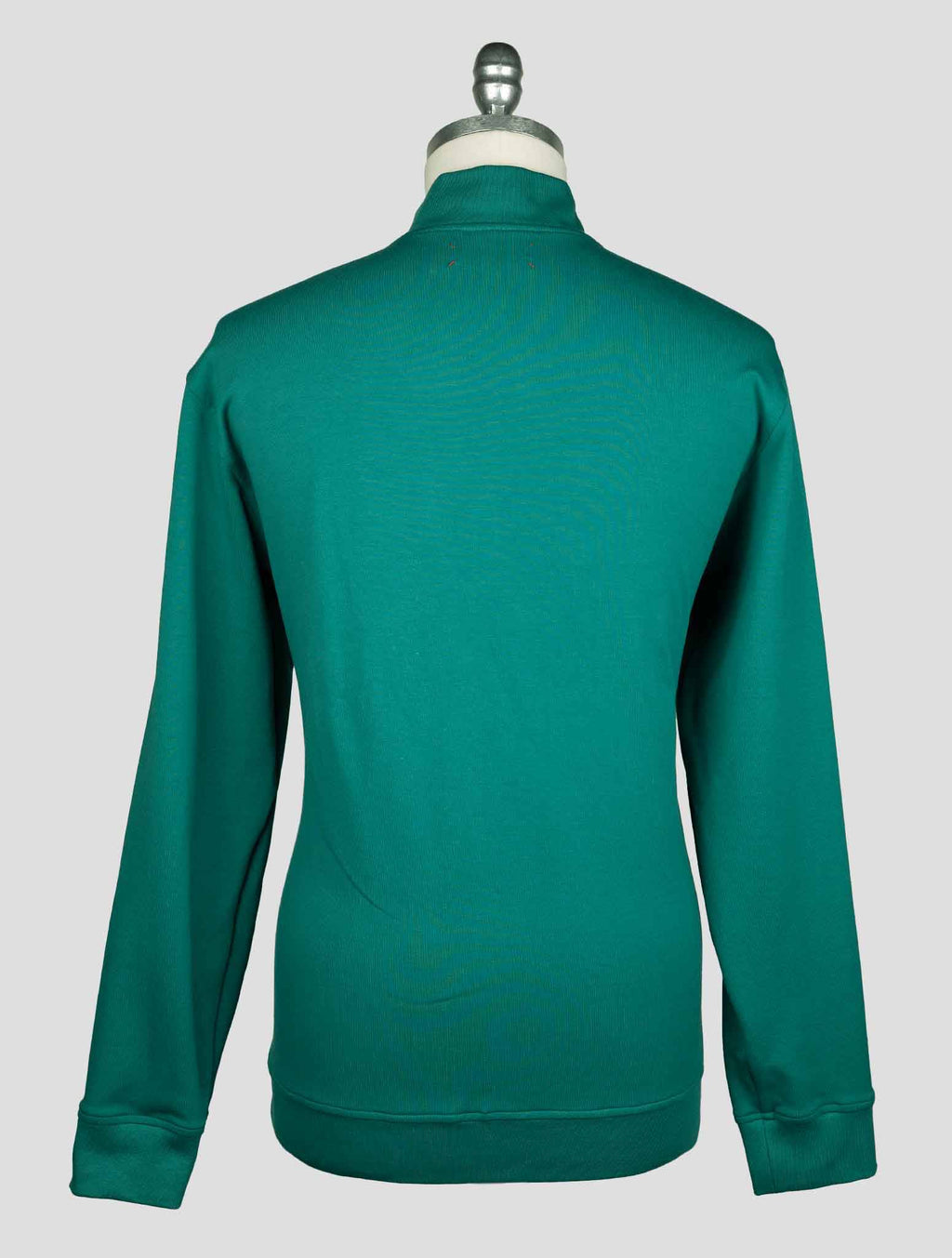 Kiton Green Cotton Coat — view 6