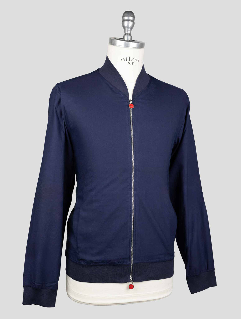 Kiton Blue Linen Coat - view 2