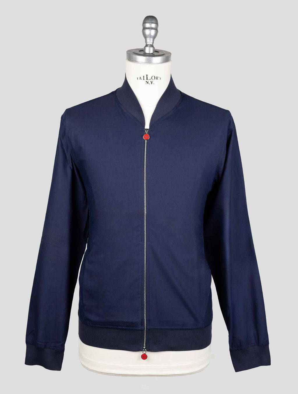 Kiton Blue Linen Coat - view 6