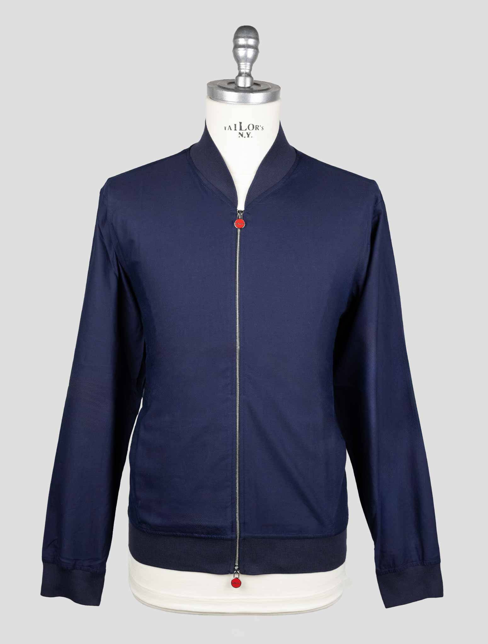 Kiton Blue Linen Coat - view 6