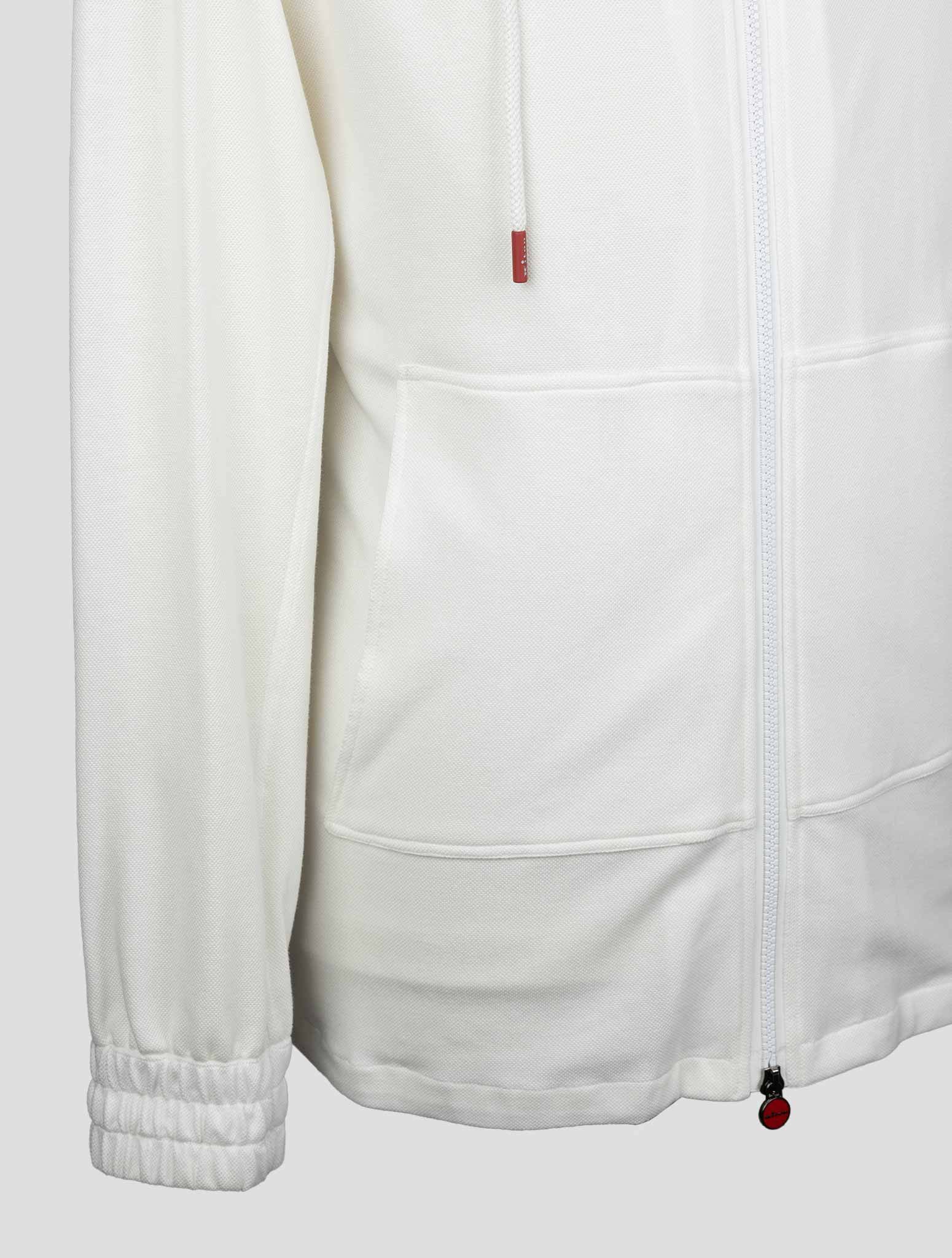 Kiton White Cotton Tracksuit Short Pants Kmz24 - view 5