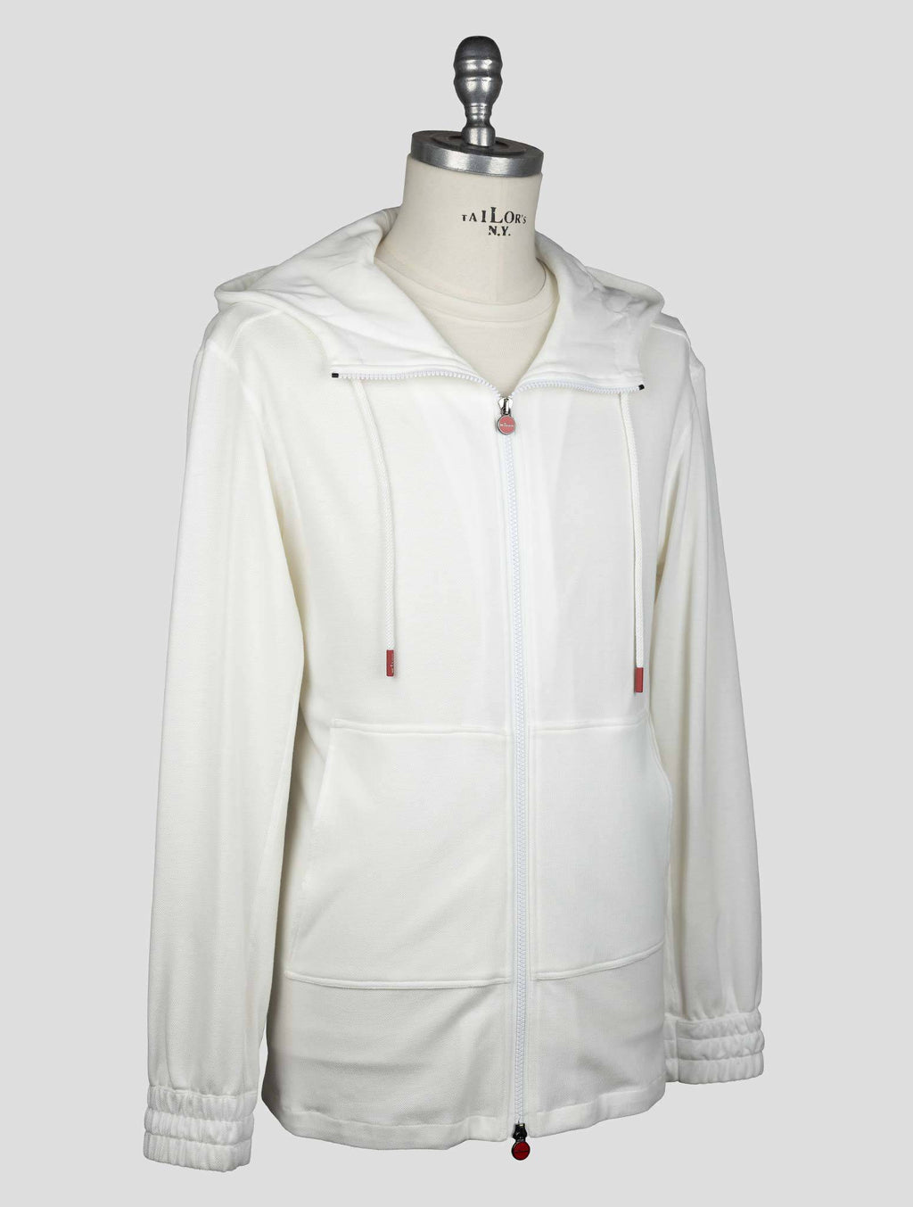 Kiton White Cotton Tracksuit Short Pants Kmz24 - view 9