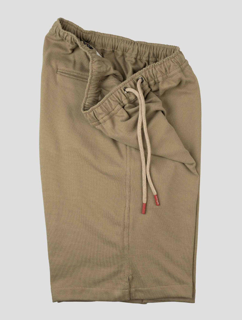 Kiton Beige Cotton Tracksuit Short Pants Kmz22 - view 10