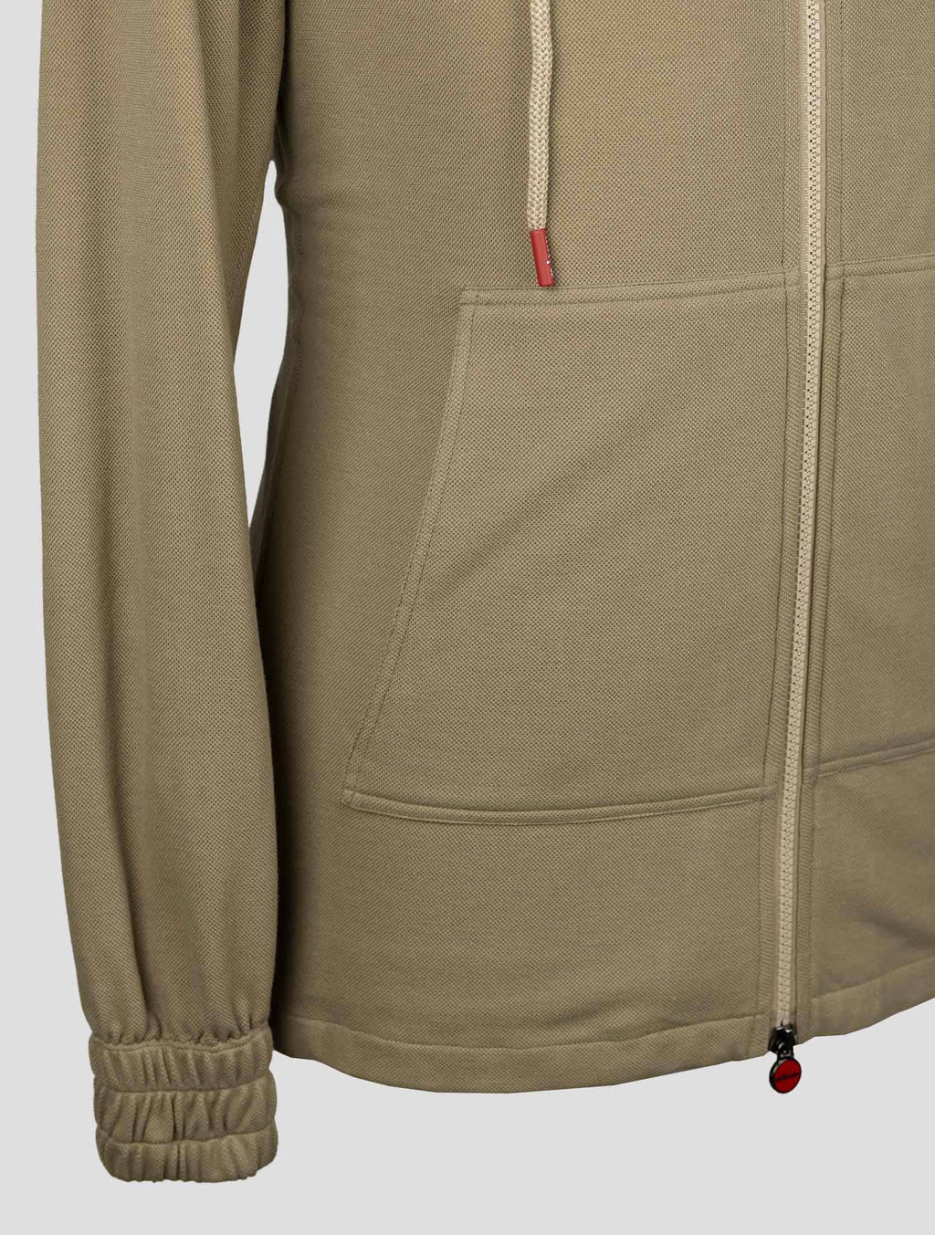 Kiton Beige Cotton Tracksuit Short Pants Kmz22 - view 11