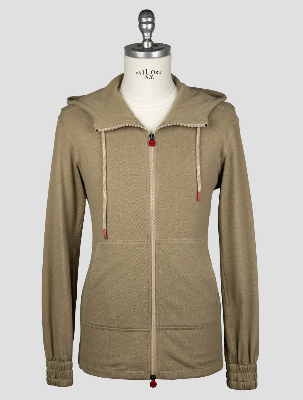 Kiton Beige Cotton Tracksuit Short Pants Kmz22 - view 2