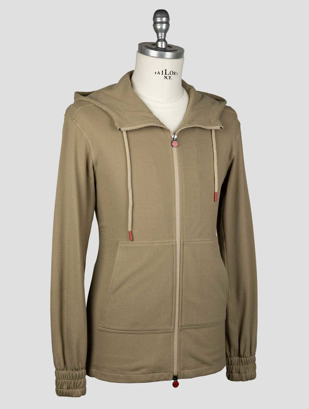 Kiton Beige Cotton Tracksuit Short Pants Kmz22 - view 7